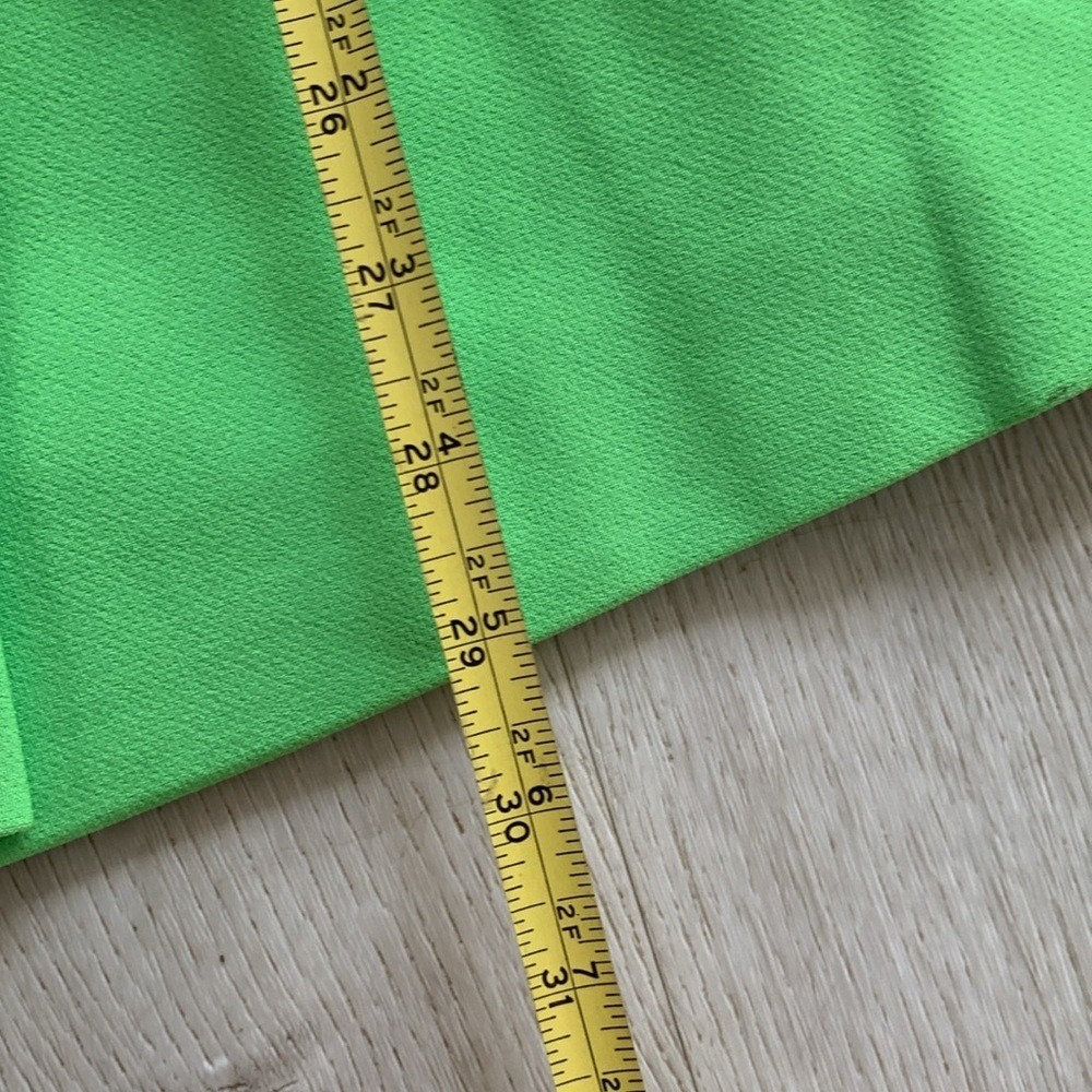 Asos Design wrap belted suit blazer‎ pop green neon size 4 double breasted new - Picture 12 of 15